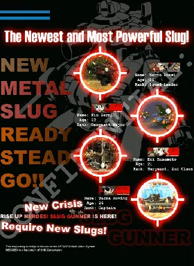 Metal Slug 5 (JAMMA PCB) box cover back